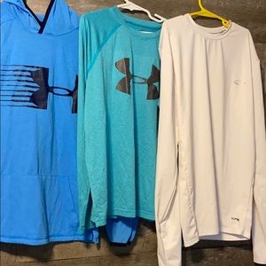 Boys L/ Men’s S Long sleeve T shirt Bundle